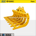 excavator rake with good quality popular in New Zealand